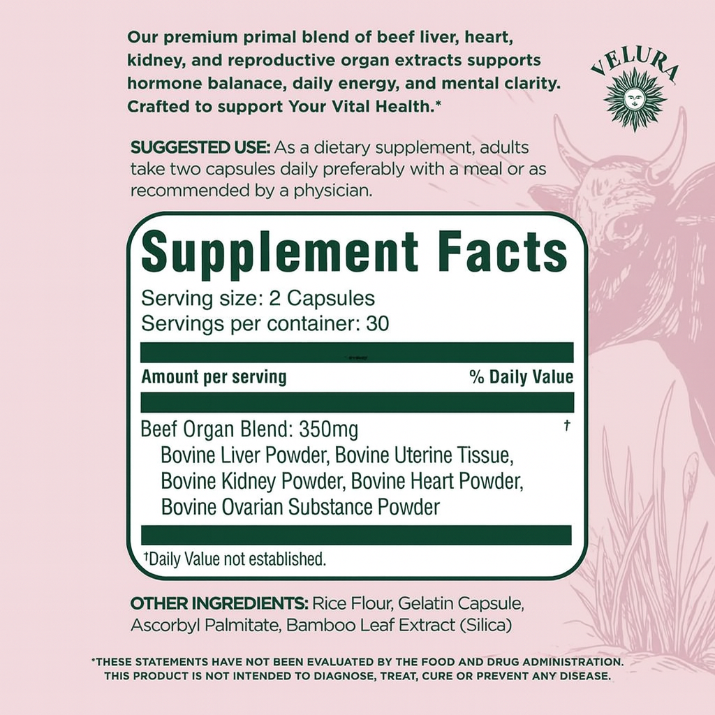 Velura Health Balance Capsules