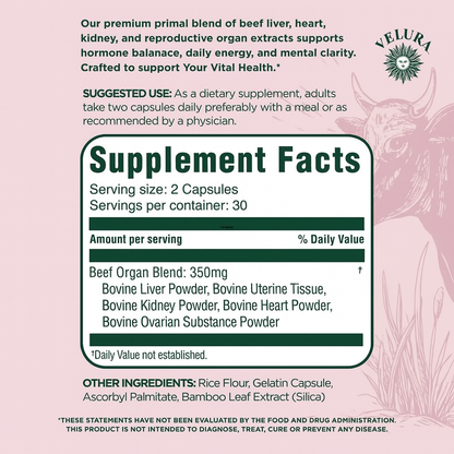 Velura Health Balance Capsules